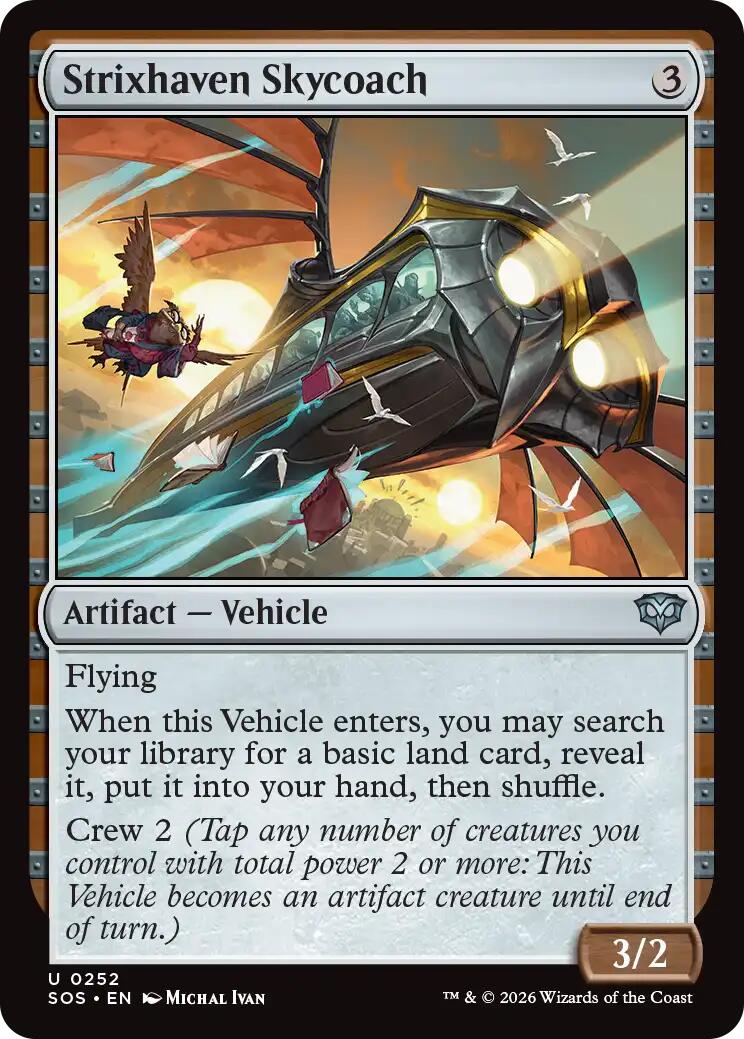 Strixhaven Skycoach (SOS-252) - Secrets of Strixhaven Foil