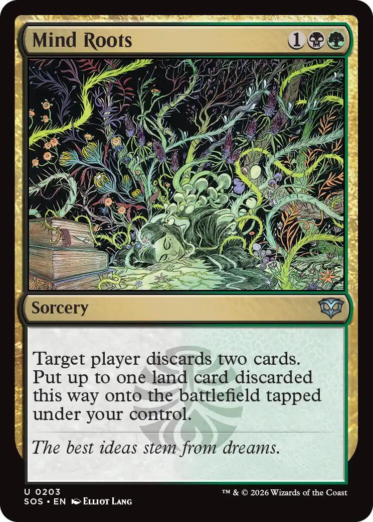 Mind Roots (SOS-203) - Secrets of Strixhaven Foil