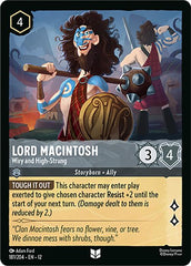 Lord Macintosh - Wiry and High-Strung