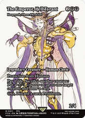 The Emperor, Hell Tyrant - Yawgmoth, Thran Physician (Showcase) (FCA-011) - FINAL FANTASY: Through the Ages / The Emperor, Hell Tyrant (Borderless) Foil