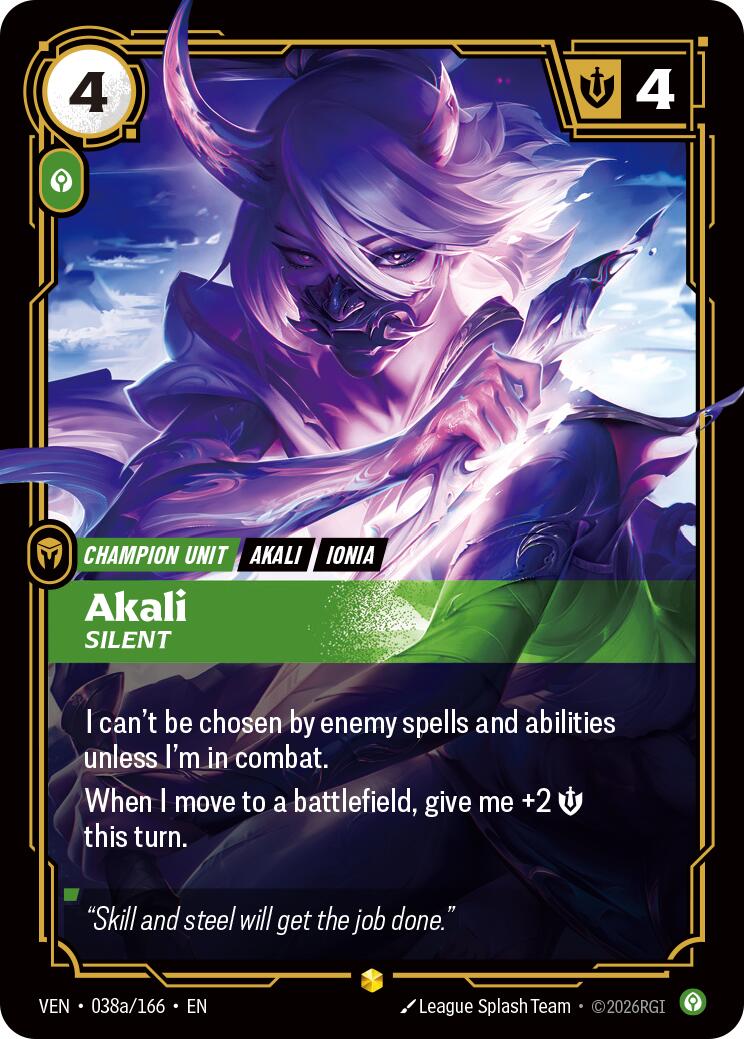 Akali, Silent (Alternate Art)