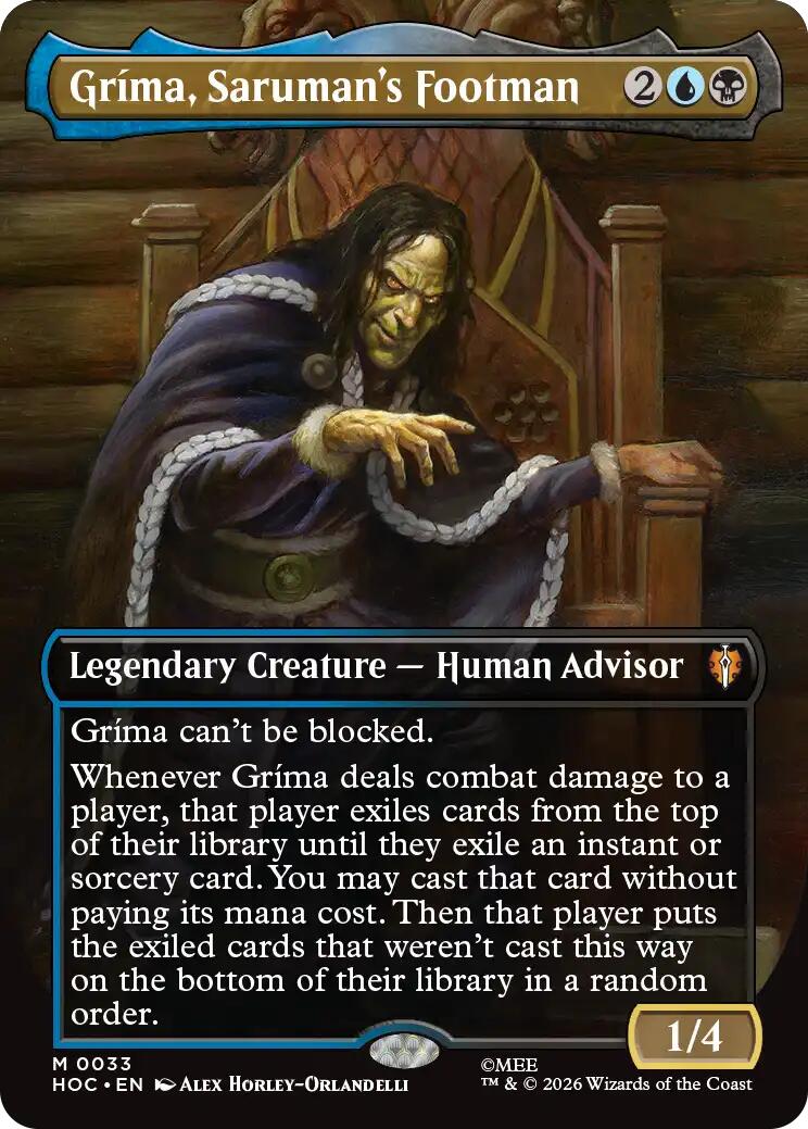 Grima, Saruman's Footman (Borderless)