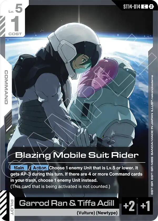 Blazing Mobile Suit Rider