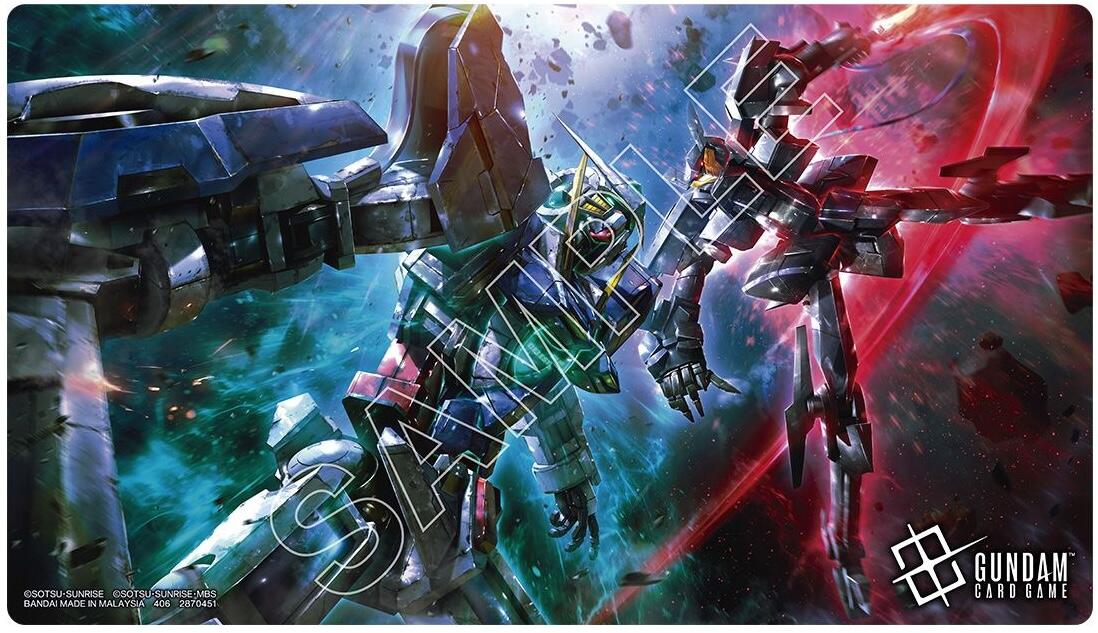 Gundam Card Game: Official Playmat & Card Set (Mobile Suit Gundam 00)