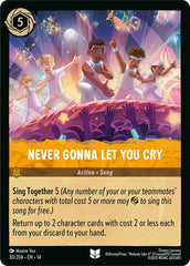 Never Gonna Let You Cry