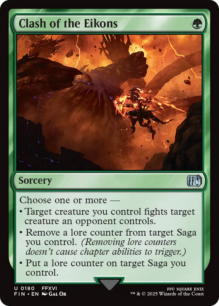Clash of the Eikons (FIN-180) - FINAL FANTASY Foil