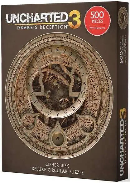 Uncharted 3 Drake's Deception Cipher Disk Puzzle [500 Pieces]
