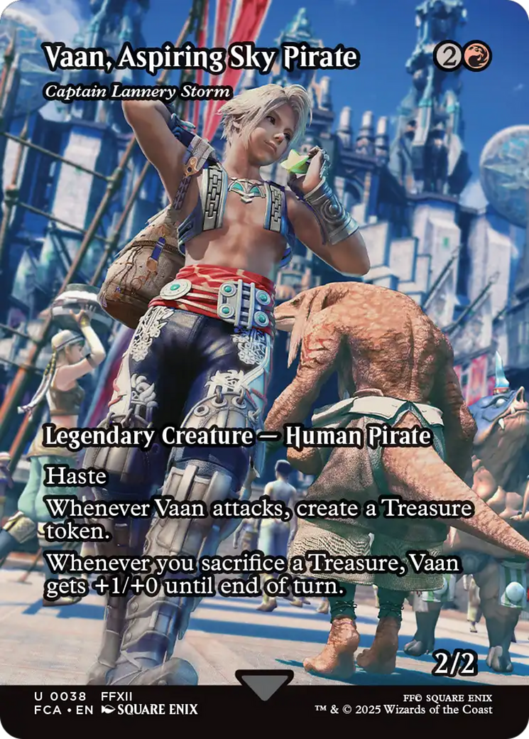 Vaan, Aspiring Sky Pirate - Captain Lannery Storm (Showcase) (FCA-038) - FINAL FANTASY: Through the Ages / Vaan, Aspiring Sky Pirate (Borderless)