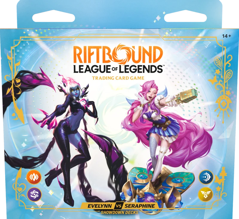 (Preorder) Riftbound: League of Legends Trading Card Game - Radiance - Showdown Decks: Evelynn vs Seraphine