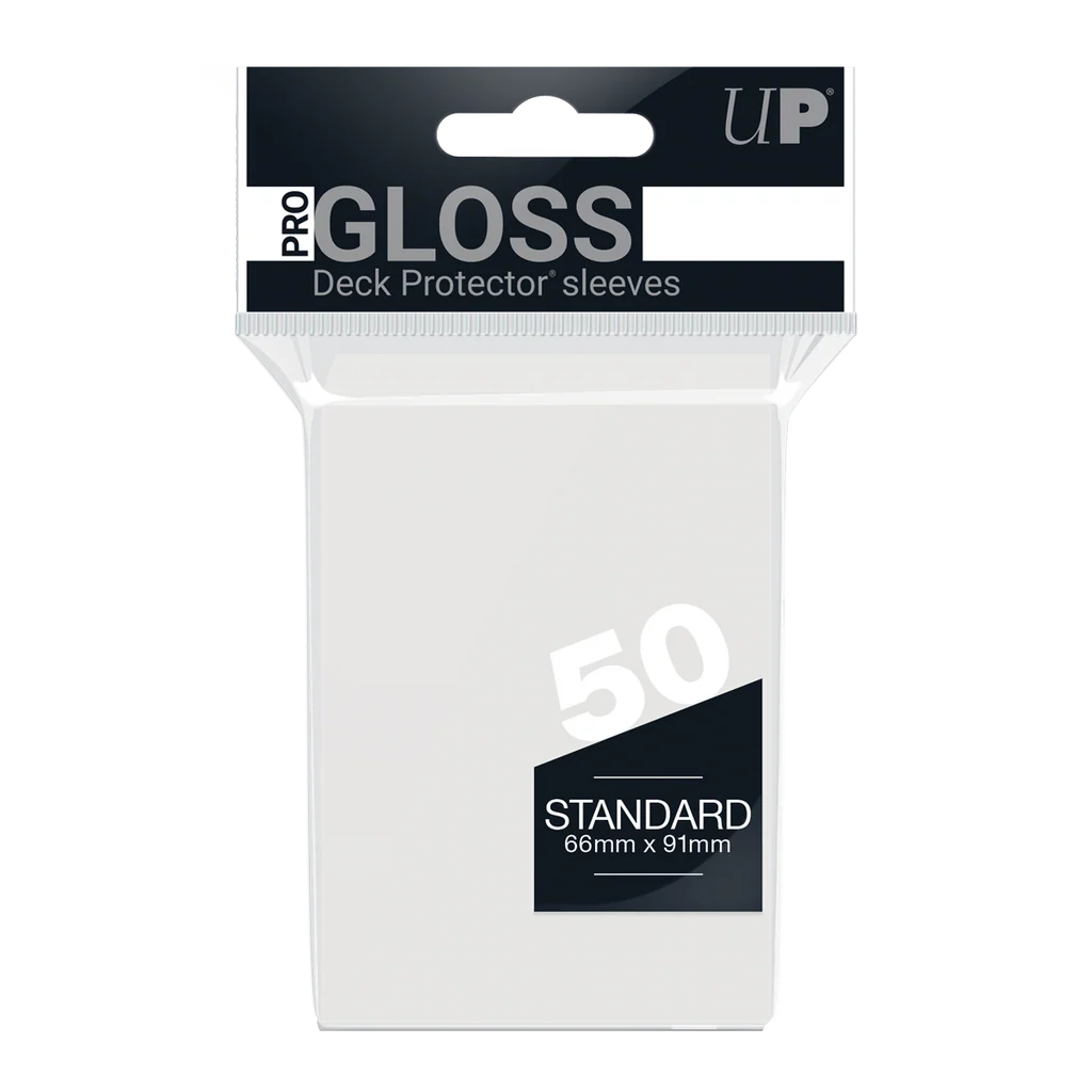 Ultra Pro: Deck Protector Sleeves - Standard Gloss (50-Count) Clear