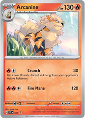 Arcanine (011) [Scarlet & Violet: Black Star Promos]