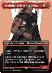 Raubahn, Bull of Ala Mhigo (Borderless) (FIN-388) - FINAL FANTASY (Borderless) Foil