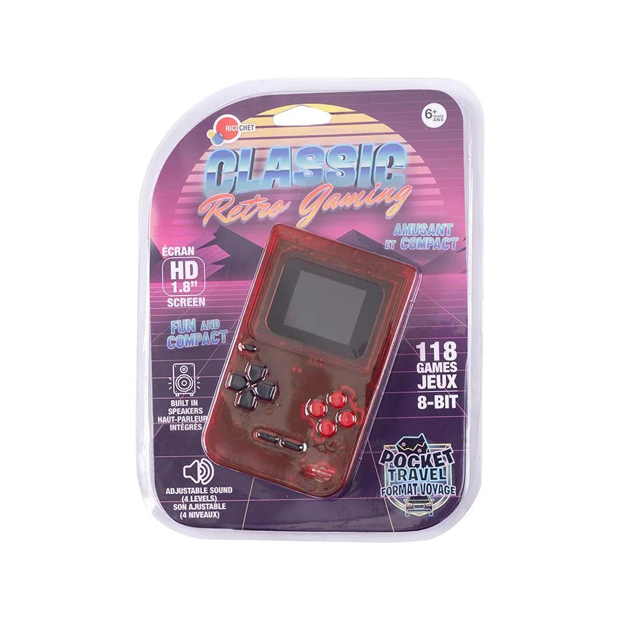 Portable Arcade Game with 118 Retro Games and Built-in Speakers