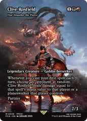 Clive Rosfield - Vial Smasher the Fierce (Showcase) (FCA-059) - FINAL FANTASY: Through the Ages / Clive Rosfield (Borderless) Foil