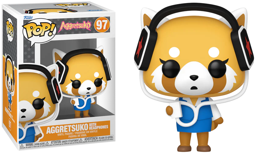 Funko POP! Sanrio: Aggretsuko - Aggretsuko with Headphones