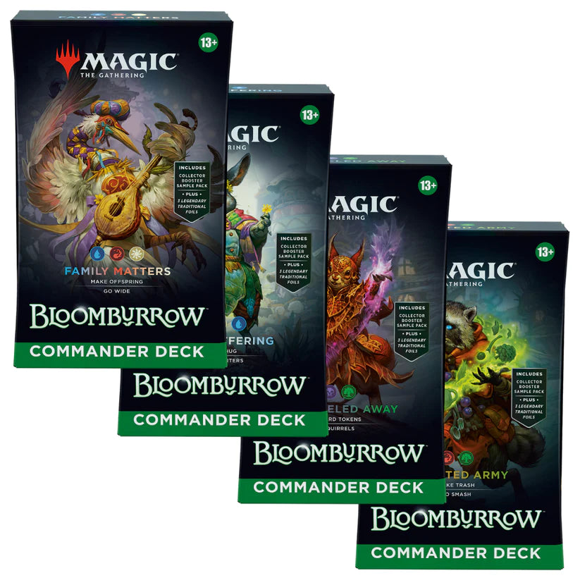 Magic the Gathering - Bloomburrow - Commander Set of 4 Decks [pre-order]