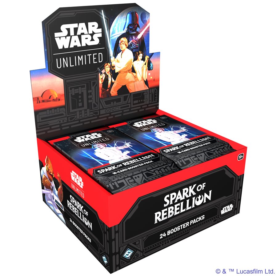 Star Wars: Unlimited: Spark of Rebellion - Draft Booster Display