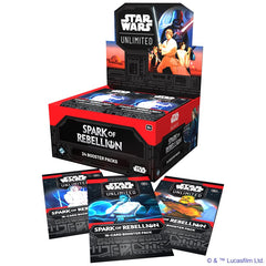 Star Wars: Unlimited: Spark of Rebellion - Draft Booster Display