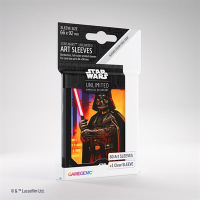 Star Wars: Unlimited Art Sleeves: Darth Vader (60-Count)