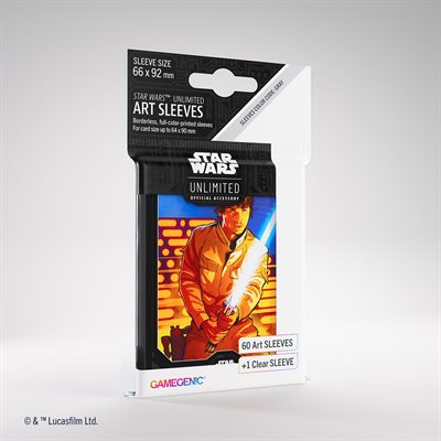 Star Wars: Unlimited Art Sleeves: Luke Skywalker (60-Count)