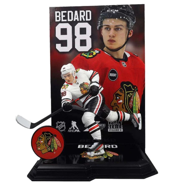 Connor Bedard: Chicago Blackhawks (White Jersey Chase) McFarlane Platinum Edition Figure