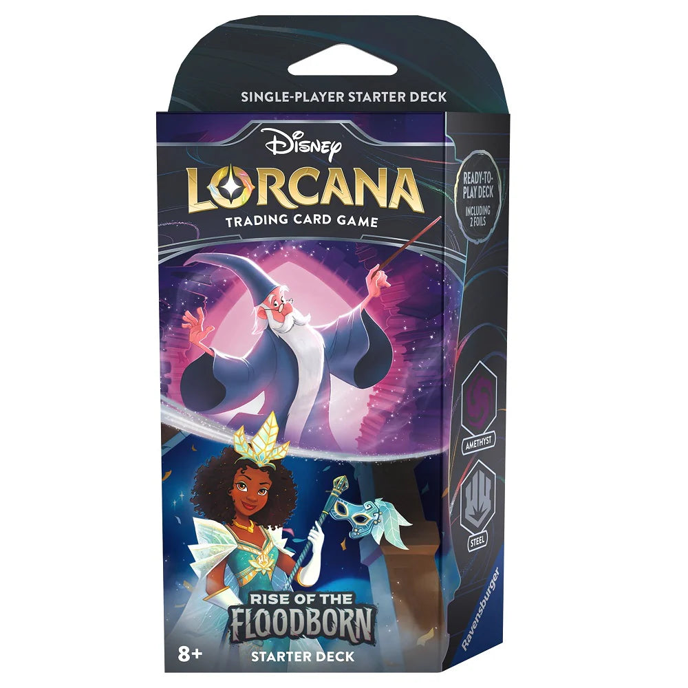 Disney Lorcana - Rise of The Floodborn Starter Deck - Might and Magic - *Brick Only*