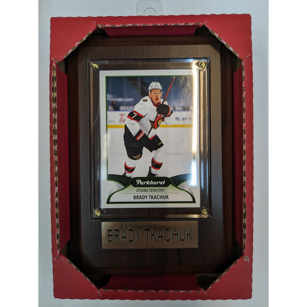 Brady Tkachuk (Senators ) NHL Plaque with Card 4x6