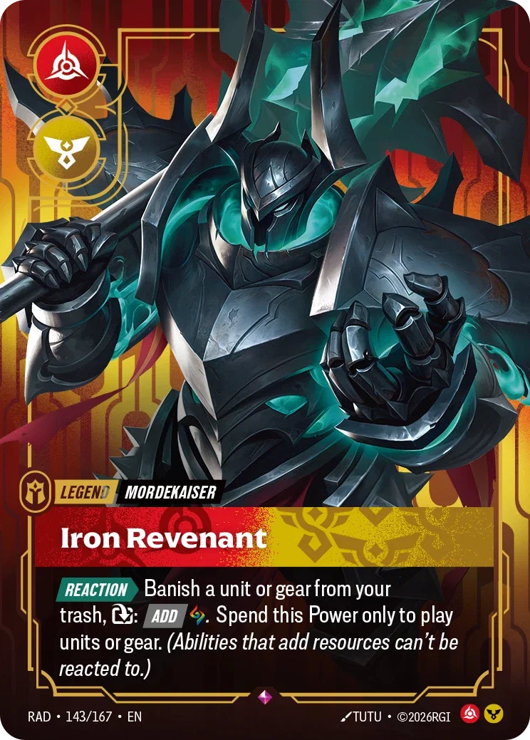 Riftbound: League Of Legends TCG - Radiance - Mini Precon -  Mordekaiser, Iron Revenant