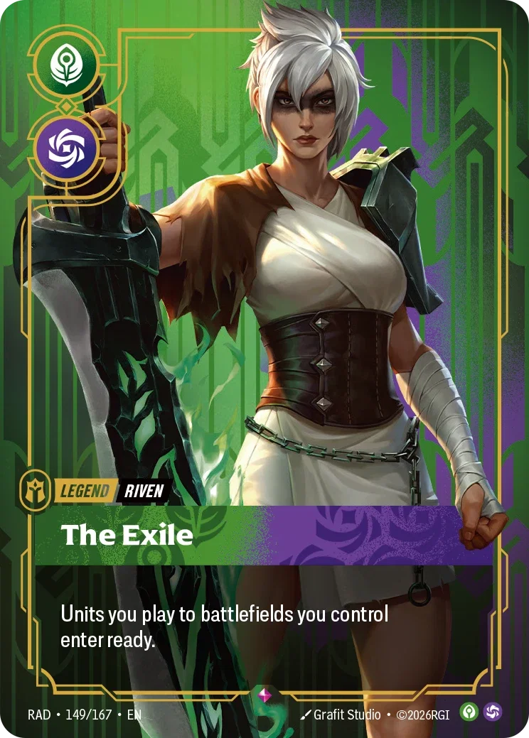 Riftbound: League Of Legends TCG - Radiance - Mini Precon -  Riven, The Exile