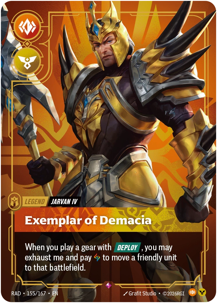Riftbound: League Of Legends TCG - Radiance - Mini Precon -  Jarvan IV, Exemplar of Demacia