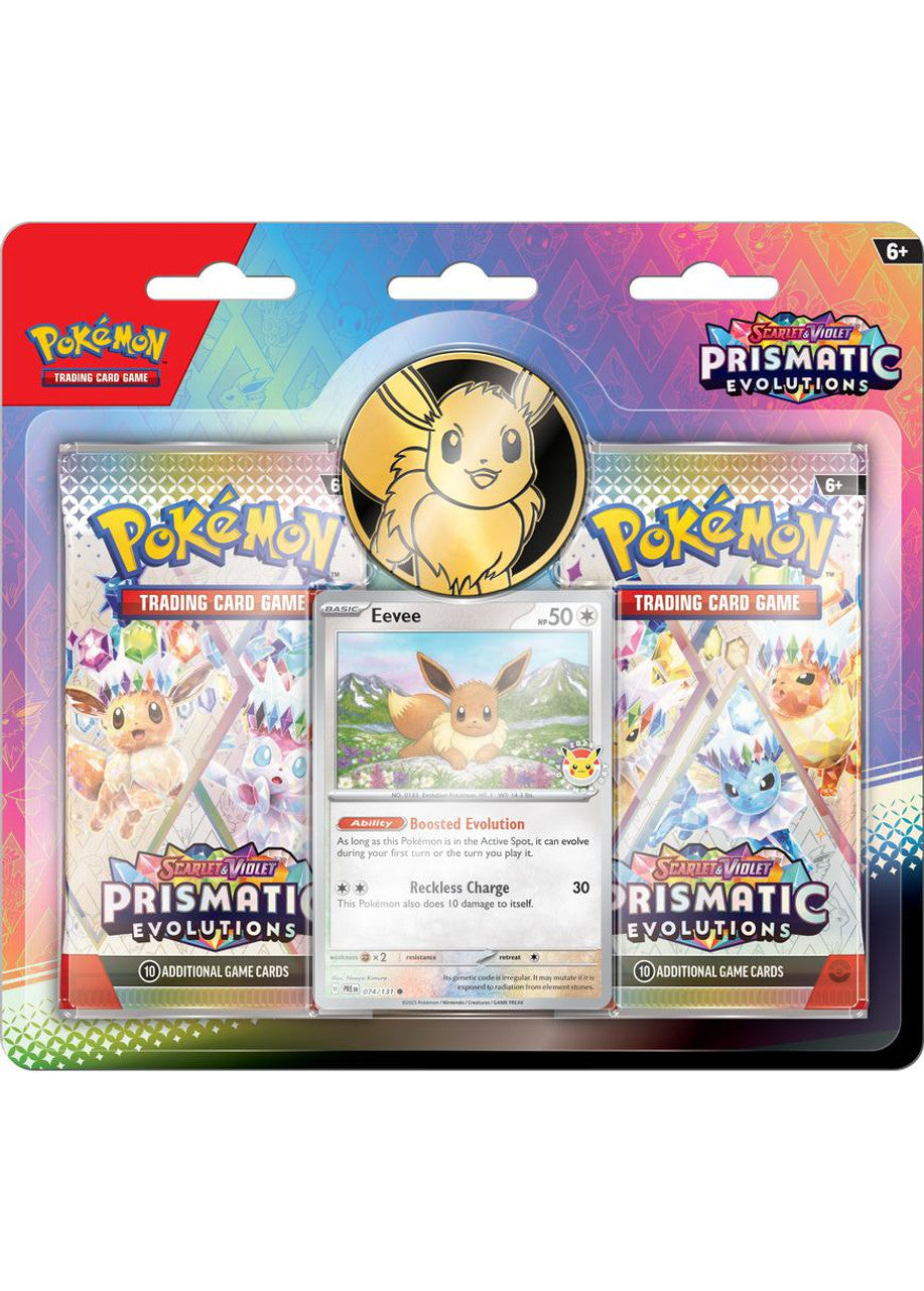 Pokemon: Prismatic Evolutions - 2-Pack Blister with Eevee Promo