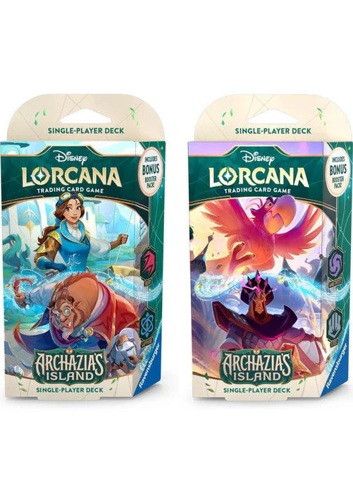 Lorcana - Archazia's Island - 2 x Starter Decks (Deck #1 and Deck #2)