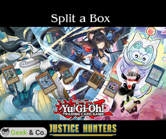 Yu-Gi-Oh! Justice Hunters – August 21st - Split A Box Event