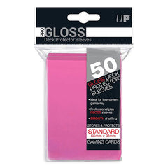 Ultra Pro: Deck Protector Sleeves - Standard Gloss (50-Count) Pink