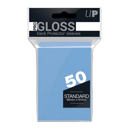 Ultra Pro: Deck Protector Sleeves - Standard Gloss (50-Count) Light Blue
