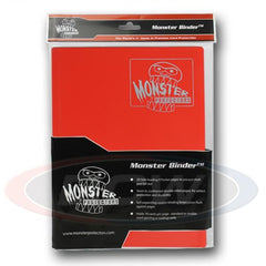 Monster - 9 Pokcet Binder - Matte Red