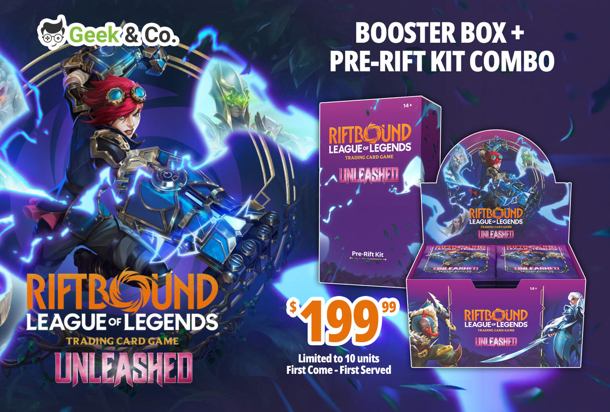 COMBO - Riftbound: League Of Legends TCG - Unleashed - Booster Box + Pre-Rift Kit