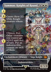 Summon: Knights of Round (Borderless) (FIN-359) - FINAL FANTASY: (enchantment) (Borderless) Foil