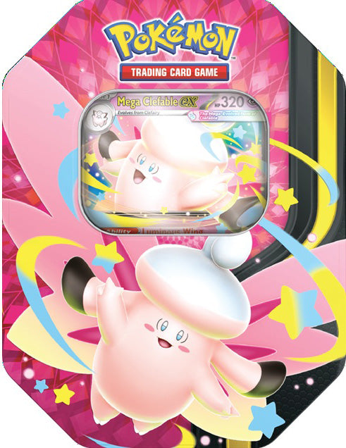 Pokemon Mega Moonlit Tin (Mega Clefable)