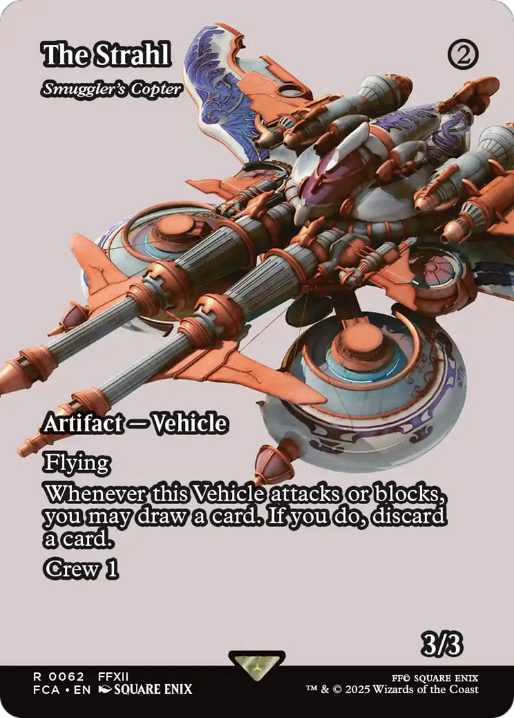 The Strahl - Smuggler's Copter (Showcase) (FCA-062) - FINAL FANTASY: Through the Ages / The Strahl (Borderless) Foil