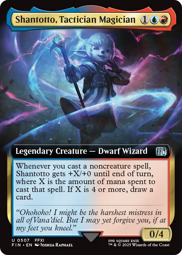 Shantotto, Tactician Magician (Extended Art) (FIN-507) - FINAL FANTASY: (Extended Art) Foil