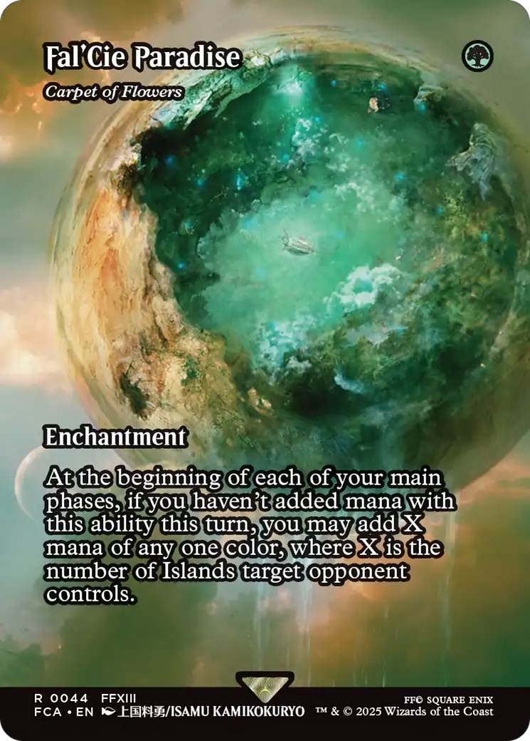 Fal'Cie Paradise - Carpet of Flowers (Showcase) (FCA-044) - FINAL FANTASY: Through the Ages / Fal'Cie Paradise: (enchantment) (Borderless)