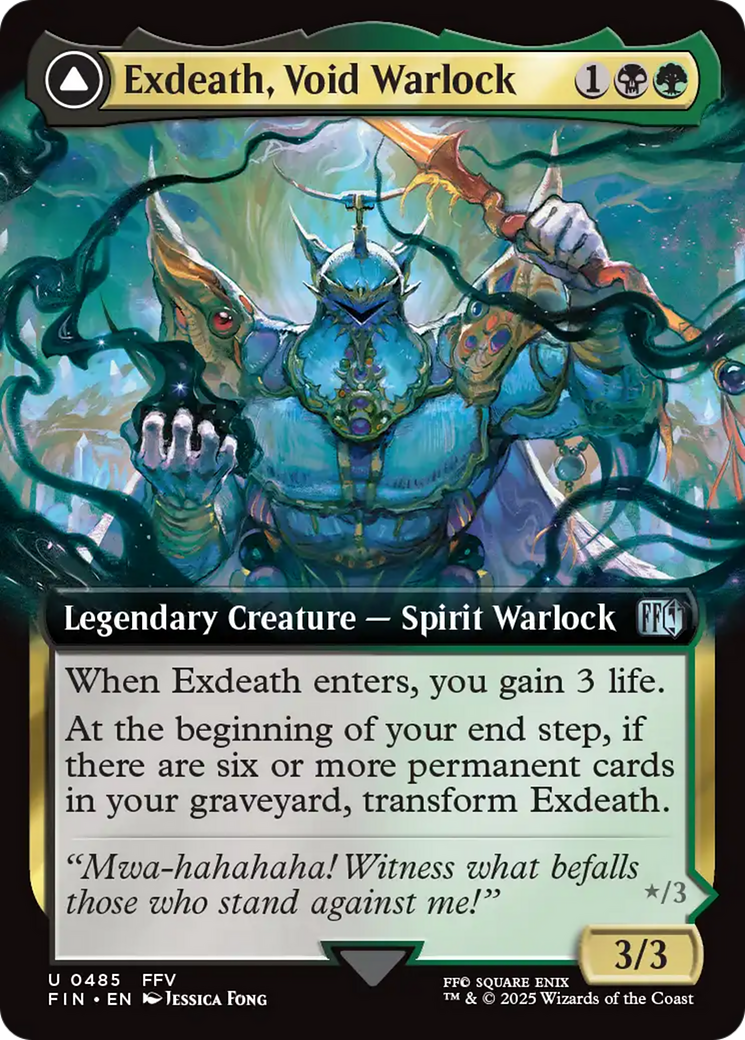 Exdeath, Void Warlock (Extended Art) (FIN-485) - FINAL FANTASY: (Extended Art)