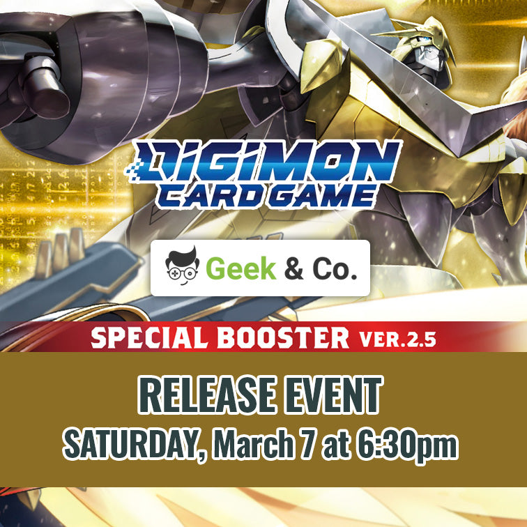 Digimon - Special Booster Ver. 2.5 - Release Event (March 7)