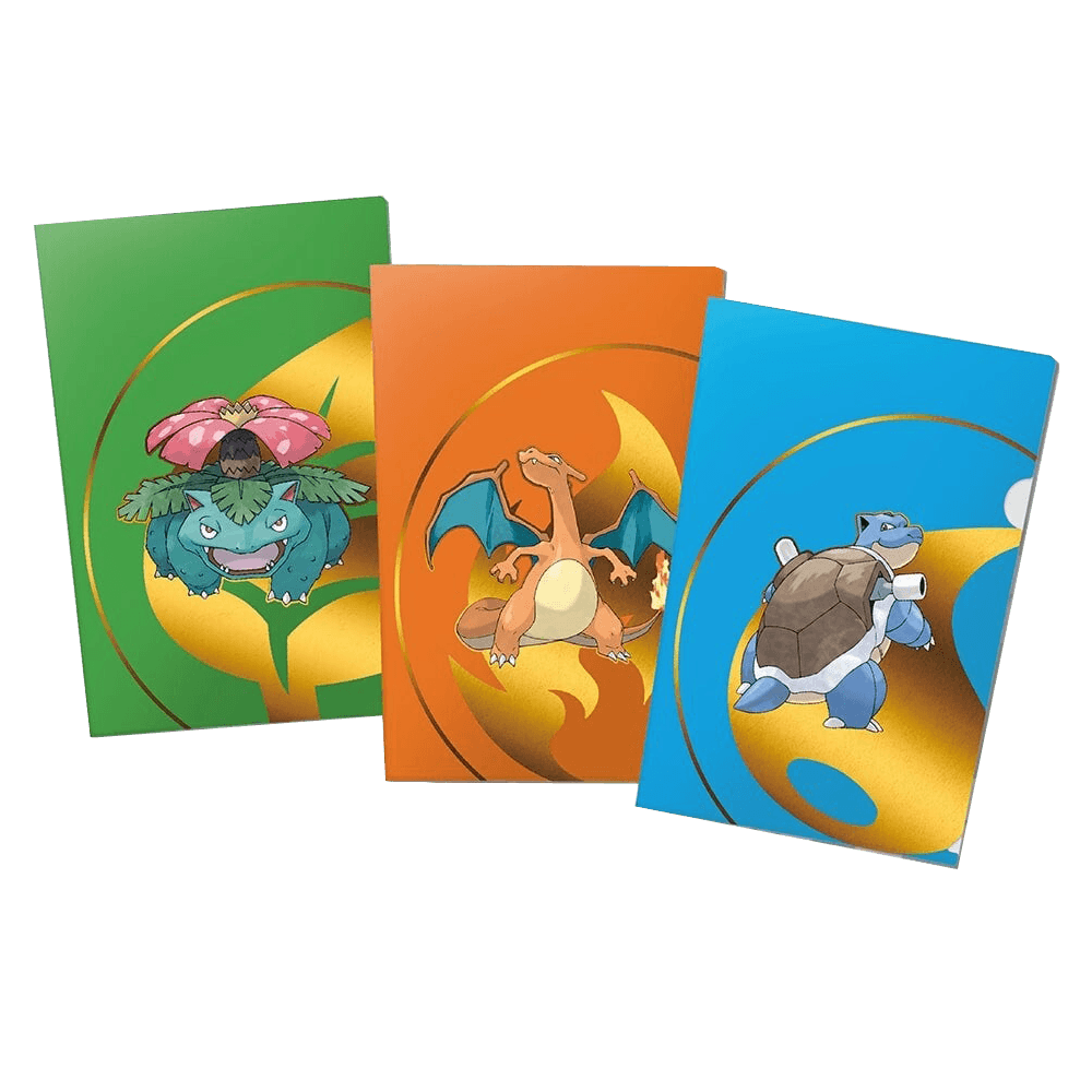 Pokémon Tournament Folios 3-Pack - Charizard, Blastoise, Venusaur - Geek & Co.
