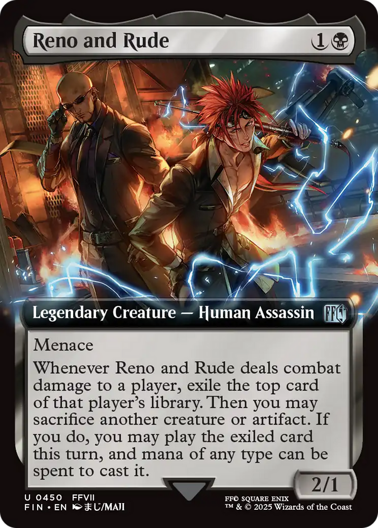 Reno and Rude (Extended Art) (FIN-450) - FINAL FANTASY: (Extended Art)