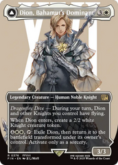 Dion, Bahamut's Dominant (Borderless) (FIN-376) - FINAL FANTASY: (enchantment) (Borderless) Foil