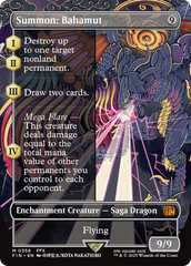 Summon: Bahamut (Borderless) (FIN-356) - FINAL FANTASY: (enchantment) (Borderless) Foil