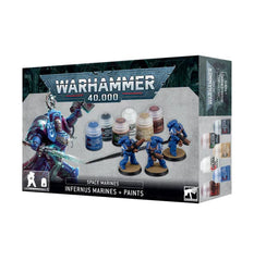 Warhammer 40K -Infernus Marines + Paints