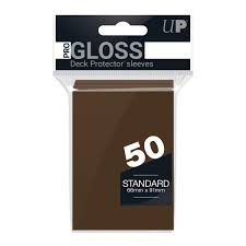 Ultra Pro: Deck Protector Sleeves - Standard Gloss (50-Count) Brown
